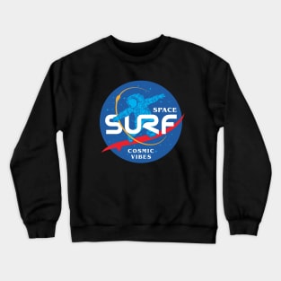 Space Surf (Cosmic Vibes) Crewneck Sweatshirt